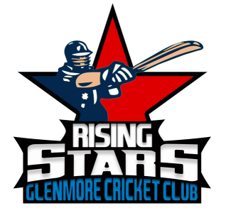 RISING STARS GLENMORE CRICKET CLUB PNG LOGO