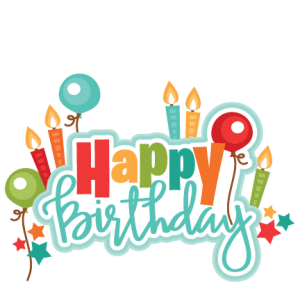 Colorful Birthday PNG Download