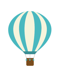 Colorful Hot Air Balloon PNG Download