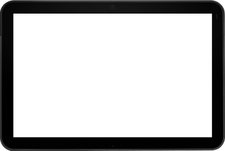 Black Tablet Frame Mockup Free PNG