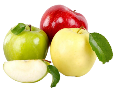 Three Apples Red Green Yellow Free PNG