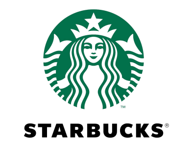Starbucks Coffee Logo Black Silhouette PNG