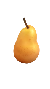 Fresh Yellow Pear Whole Fruit PNG