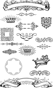 Floral Swirls and Rose Flourishes Free Download