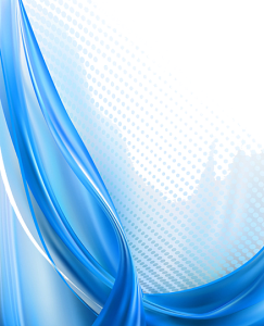 Blue Vertical Flowing Wave Free PNG
