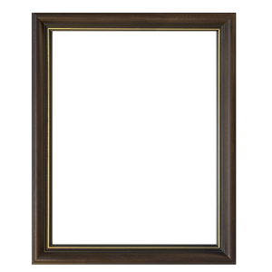 Ornate Brown Picture Frame Free PNG Image