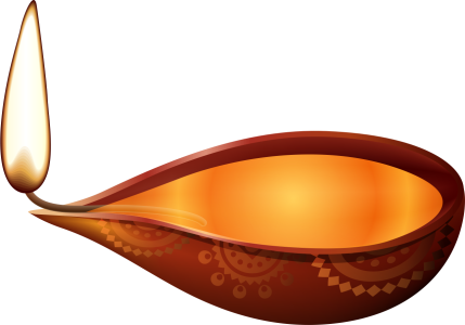 Realistic Diwali Oil Lamp Diya Free PNG Image