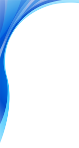 Blue Abstract Wavy Curve Border Free PNG