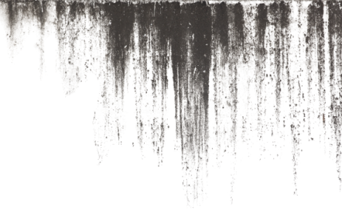 Black Vertical Ink Dripping Grunge Texture Clipart