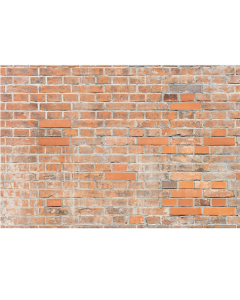 Realistic Red Brick Wall Texture PNG Image
