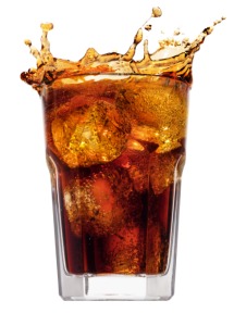 Refreshing Cola Splash in Glass Free PNG Image