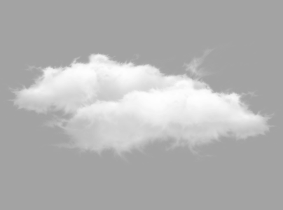 Soft Fluffy Cloud Texture PNG Image