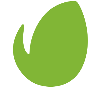 Green Abstract Leaf Logo Icon Free PNG