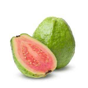 Whole and Sliced Green Guava Free PNG