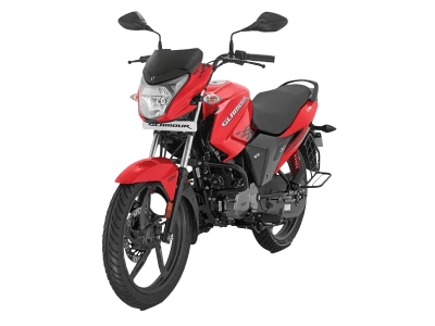 Red Hero Glamour Motorcycle Side View Free PNG