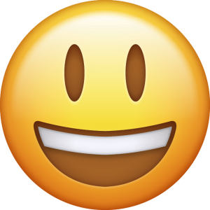 Big Grinning Face Emoji Free PNG