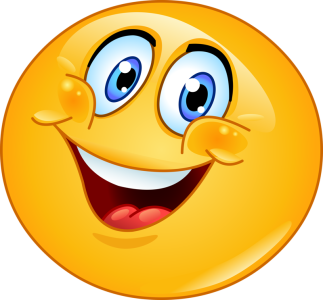 Excited Laughing Emoji with Blue Eyes Free PNG