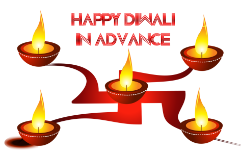 Five Diya Lamps Arranged In Swastik Shape Free PNG