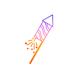 Diwali Firework Rocket Celebration Free PNG