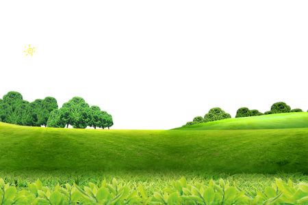 Summer Landscape with Sun Icon Free PNG