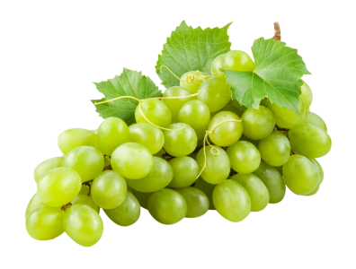 Bunch of Fresh Green Grapes PNG