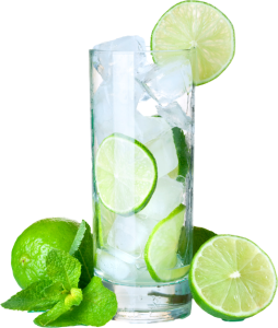 Fresh Mojito Cocktail Glass
