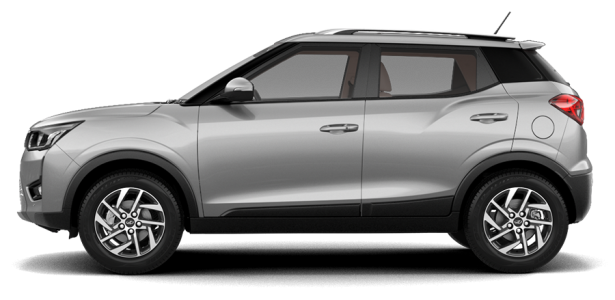 Silver Mahindra XUV300 SUV