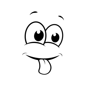 Funny Cartoon Eyes Face Free PNG