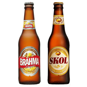 Brahma and Skol Beer Bottles Free PNG