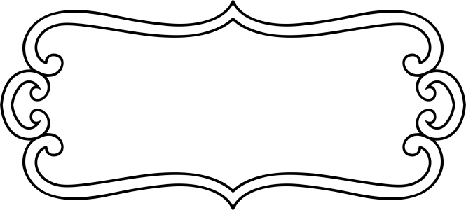 Vintage Ornamental Label Frame Free PNG