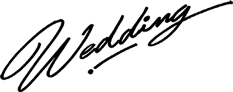 Wedding Handwritten Script Text Free PNG