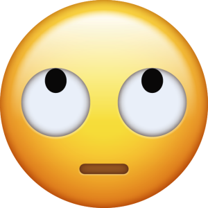 Rolling Eyes Face Emoji Free PNG