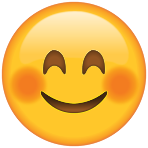 Blushing Smiley Face Shy Expression Free