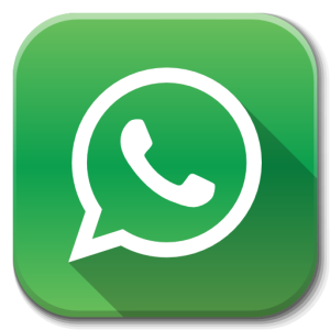 WhatsApp Green Square Shadow Icon Free