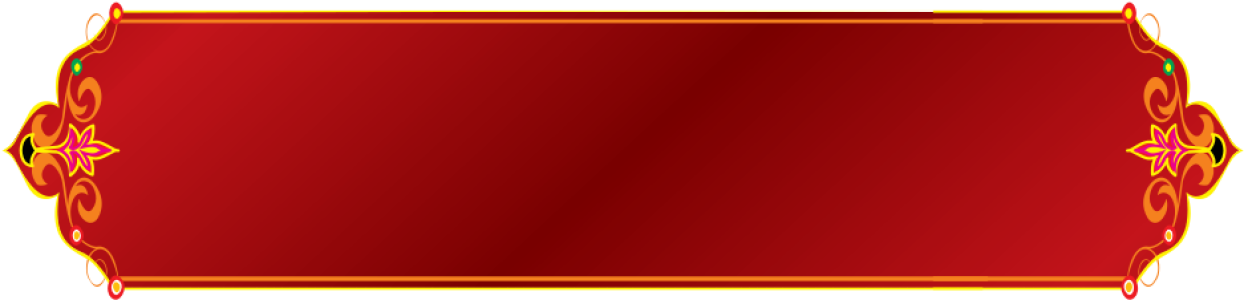 Royal Red And Gold Banner Text Box