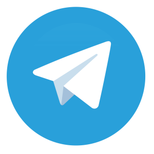 Telegram Blue Icon Free PNG