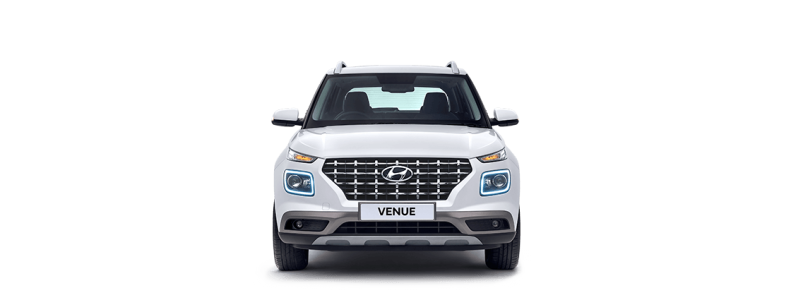 Hyundai Venue White SUV Free PNG