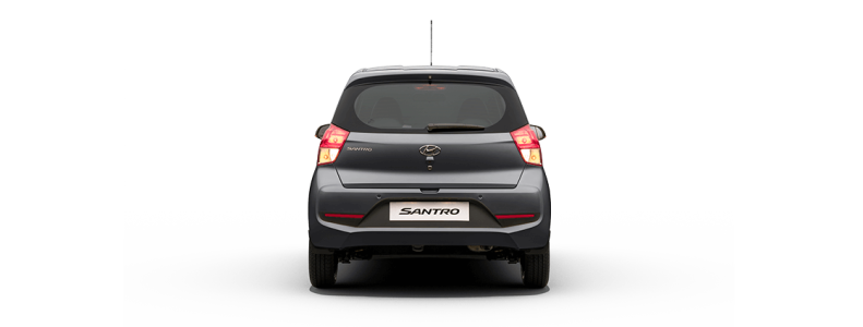 Hyundai Santro Grey Car Free PNG