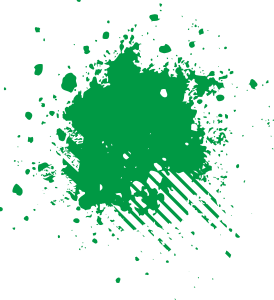 Green Paint Splatter PNG Image