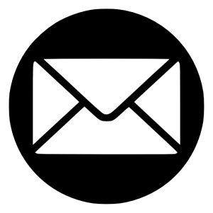 Email Envelope Circle Icon Free PNG