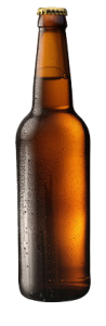 Brown Beer Bottle Condensation Free PNG
