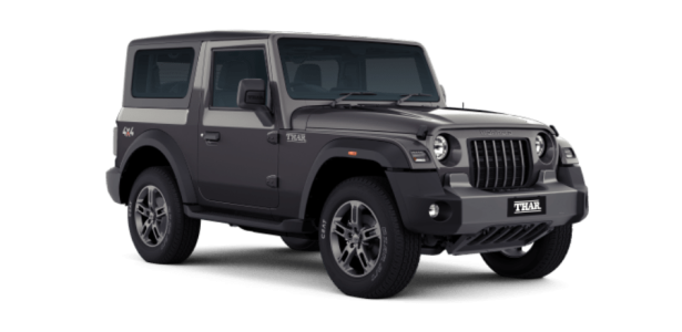 Mahindra Thar Grey Off-Road SUV PNG