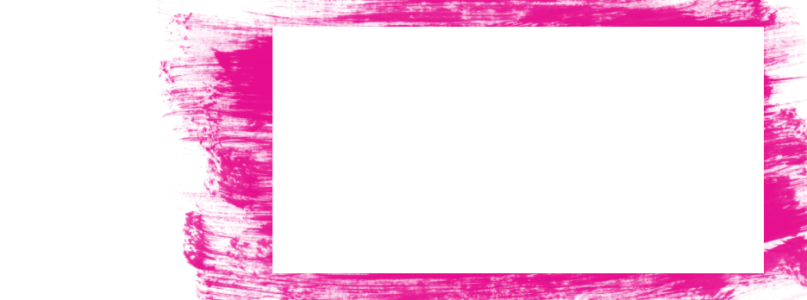Pink Paint Brush Stroke Frame PNG
