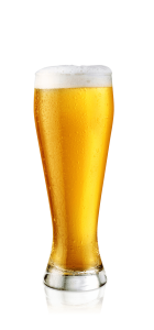 Glass of Beer with Condensation Free PNG