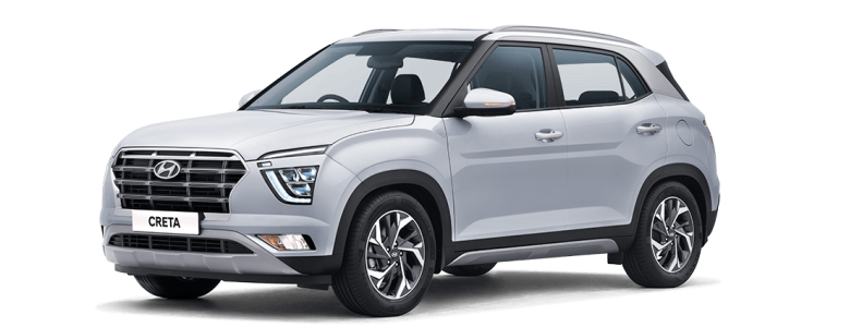 Hyundai Creta Grey SUV Free PNG