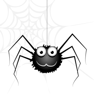 Cute Spider Cartoon Halloween PNG