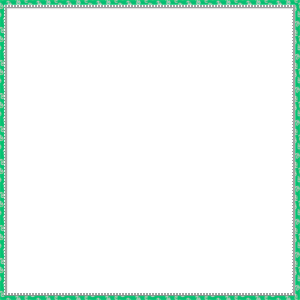 Green Pattern Square Frame PNG Image