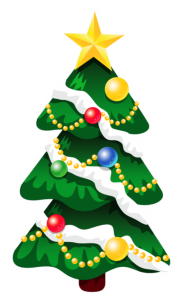 Decorated Christmas Tree Free PNG Image