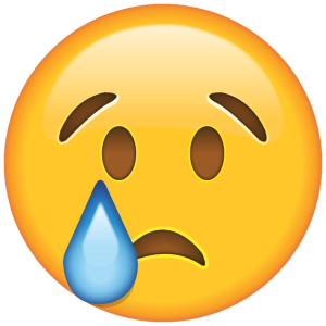 Sad Crying Face Emoji Free Download