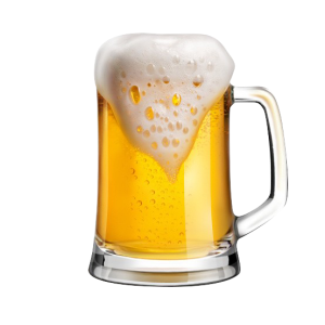 Realistic Beer Mug with Foam Free Download